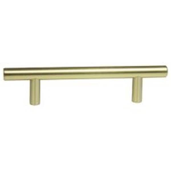 Crown 6" Bar Cabinet Pull with 3-3/4" Center to Center Polished Brass Finish CHP1096PB - main